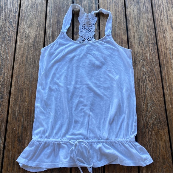 Express Tops - Express tank top with lace details on back!
